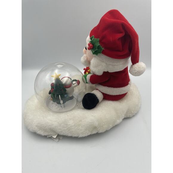 Gemmy Animated Singing Santa with LightedSnowglobe "Most Wonderful Time of year" - Picture 5 of 7